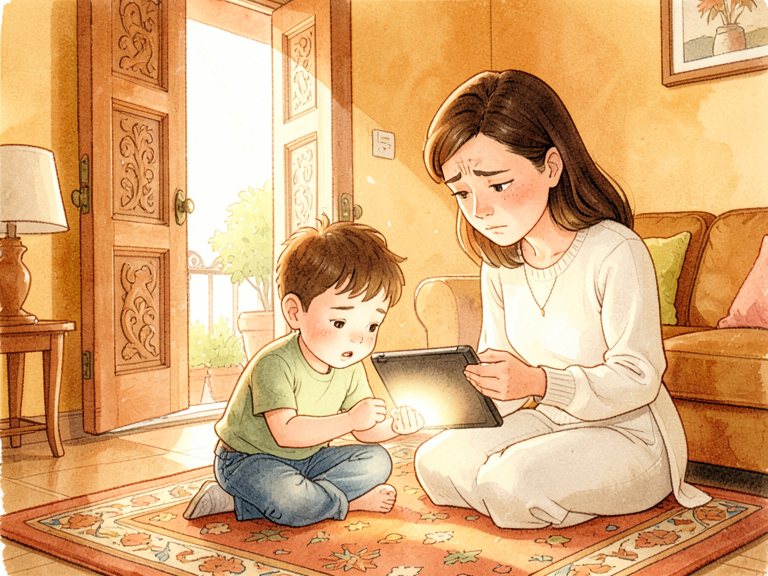 A teenager absorbed in a phone, turned away, deep in conversation with a chatbot.